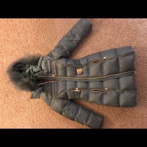 Winter coat with real fur